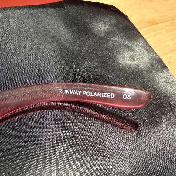 Vintage Suncloud Runway Pink White Frame Sunglasses - Picture 6 of 12